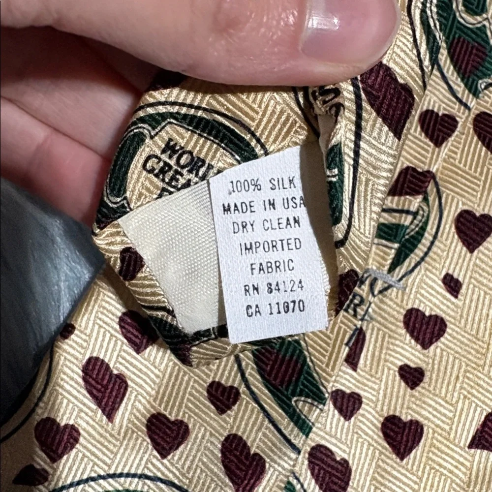 RM Style Silk World's Greatest Dad Tan Tie